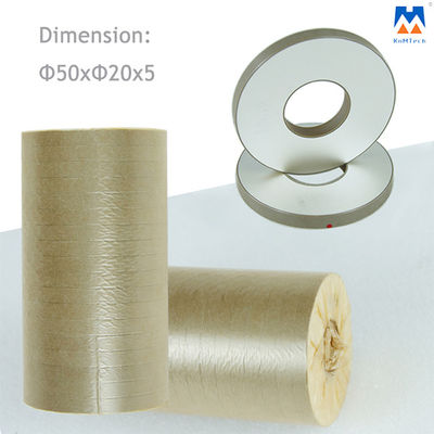 Tấm gốm áp điện PZT8 cho đầu dò siêu âm 50 * 20 * 5