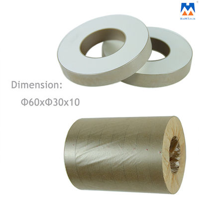 Đĩa gốm Piezo với độ nhạy cao D60 * 30 * 10mm cho bộ chuyển đổi siêu âm